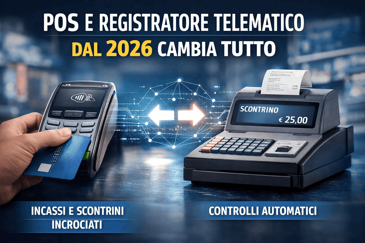 Collegamento POS e registratore telematico: cosa bisogna sapere